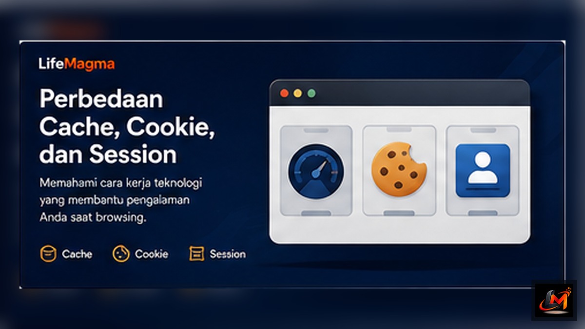 Poster LifeMagma: Perbedaan Cache, Cookie, dan Session: Fungsi serta Cara Kerjanya