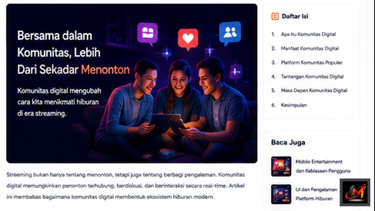 Komunitas Digital di Era Streaming: Bagaimana Penonton Berubah Menjadi Peserta Aktif