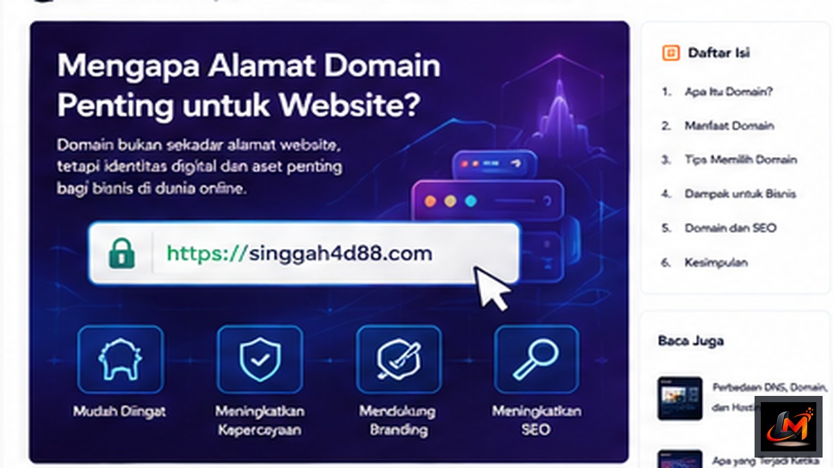 Mengapa Alamat Domain Penting untuk Website? Fungsi, Identitas, dan Kepercayaan